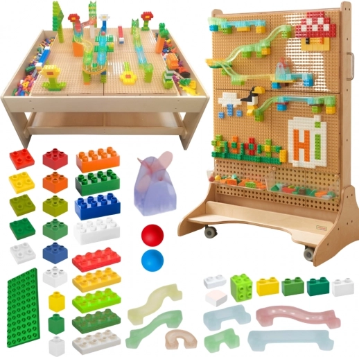 Zestaw konstrukcyjny tor kulkowy STEM Masterkidz 359 szt.