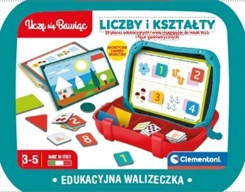 edukacyjna walizeczka Clementoni kształty i liczby