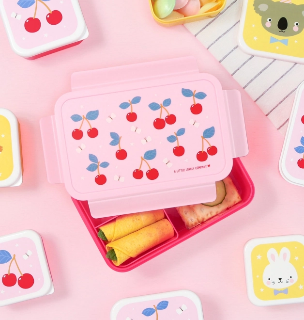 A Little Lovely Company lunch box wiśnie