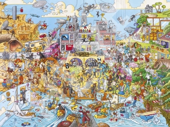 Puzzle 1500 elementów Hollyworld