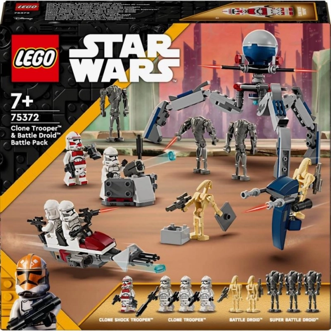 LEGO® Star Wars™ 75372 Zestaw bitewny klonowego żołnierza i droida bojowego