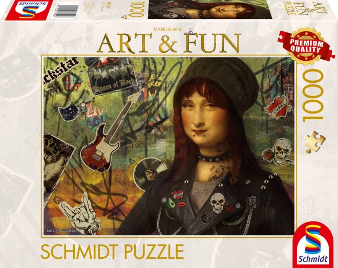 Puzzle SCHMIDT Art&Fun: Mona Lisa 1000 kawałków