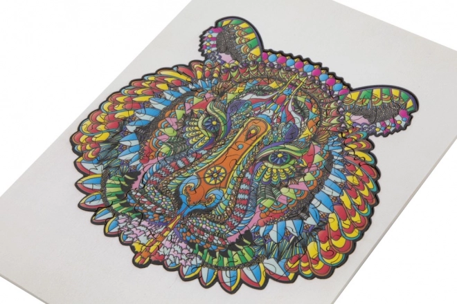 Moxy drewniane puzzle obrysowe tygrys 130 elementów