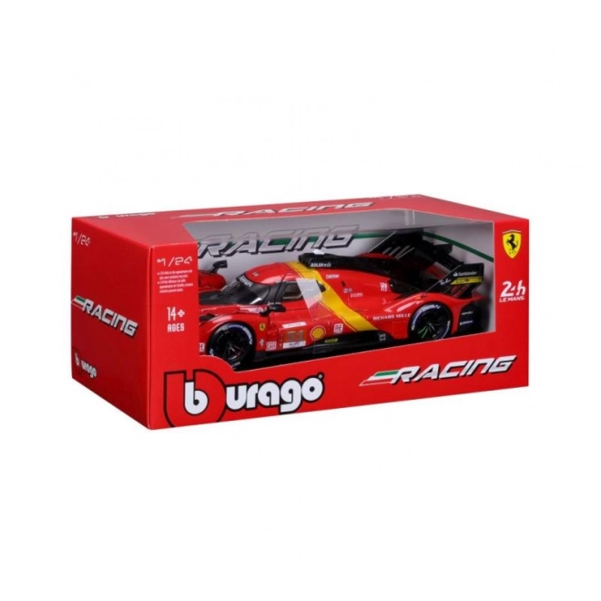 Bburago 1:24 Ferrari Wyścigi - 499P LMH - Czerwony #51