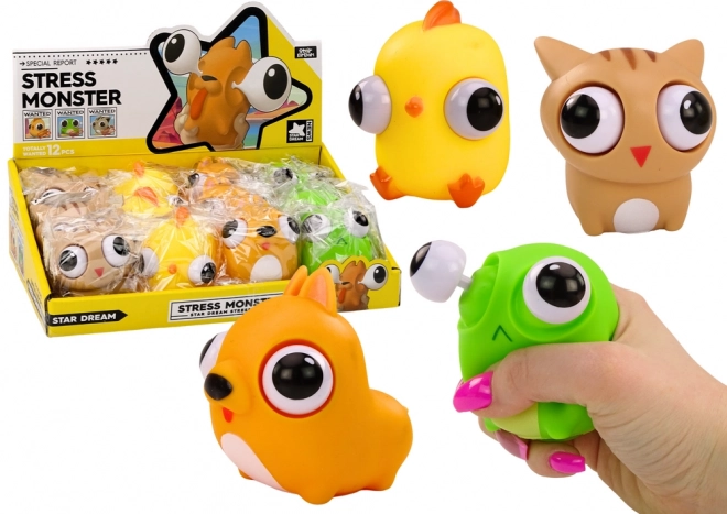 Antystresowa zabawka Happy Monster Squish Sensory MIX