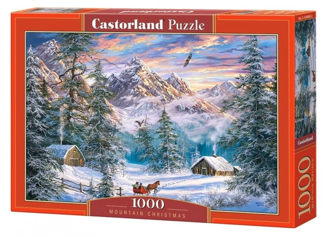 Puzzle 1000 kawałków Zima w Górach