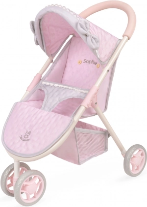 Sportowy trzykołowy wózek dla lalek Sophie 55 cm