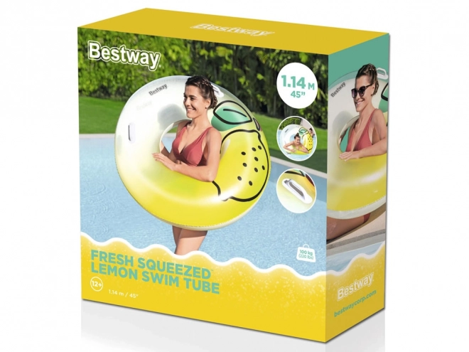 Bestway dmuchany pływający koło z uchwytami Citronka