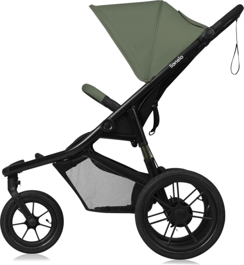 Trzy duże pompowane koła i płynne zawieszenie