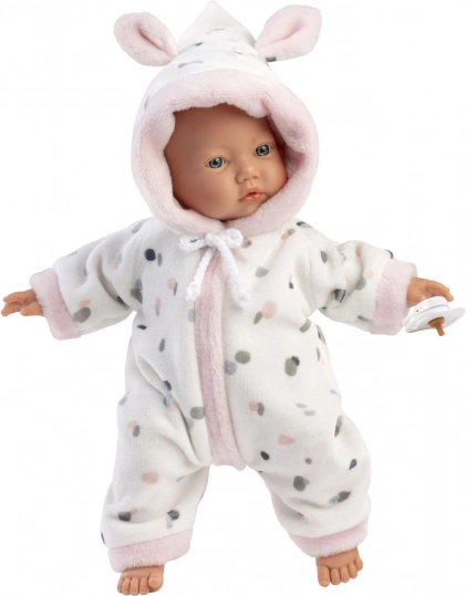 Realistyczna lalka niemowlę LITTLE BABY z miękkim materiałowym ciałem 32 cm