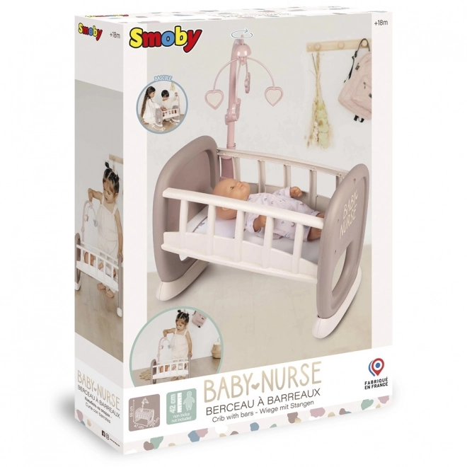 Smoby Baby Nurse kolebka z karuzelą dla lalek
