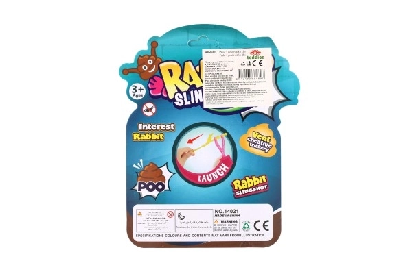 Proca zwierzątko slime 2 szt. silikon 2 kolory na karcie 19x23,5cm