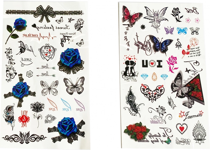 Barwne dziewczęce motywy na jednym arkuszu