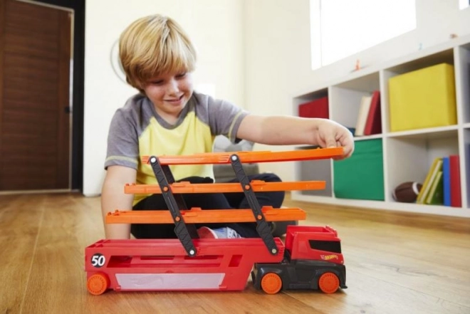 Mega Transporter Hot Wheels - 50. rocznica
