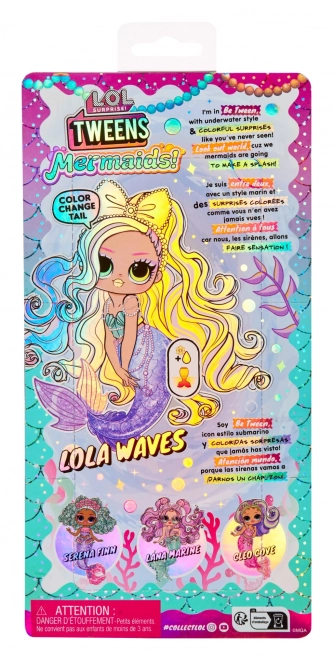 L.O.L. Surprise! Syrenki – Tweens laleczka - Lola Waves