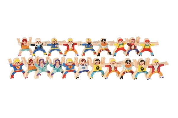 Gra balansująca herkules mini plastik 26 szt. 3 kolory w pudełku 21x19x3,5cm