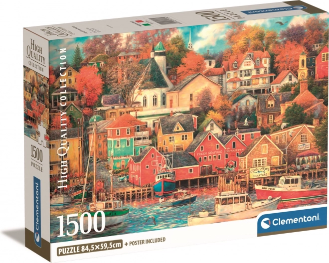Puzzle 1500 elementów Kompaktowe Dobre Czasy Przystań