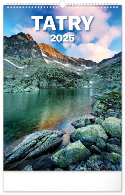 NOTIQUE Kalendarz ścienny Tatry 2025, 33 x 46 cm