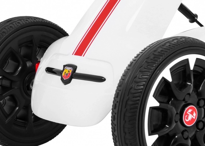 Gokart na pedały ABARTH biały