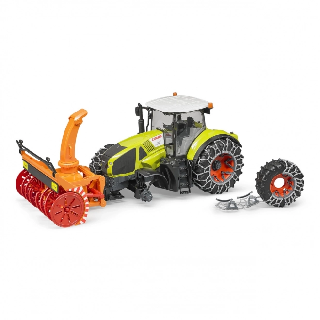 Bruder Traktor Class Axion 950 z odśnieżarką