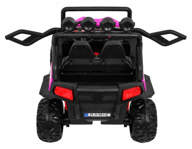 Dziecięce terenowe auto Grand Buggy 4x4 Różowe z pilotem