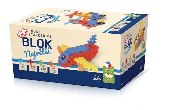 Zestaw klocków BLOK Największy zestaw plastikowy
