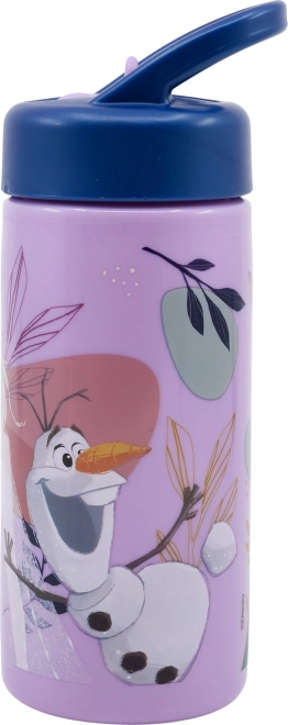 Dziecięca butelka na napoje Frozen ze słomką 410 ml