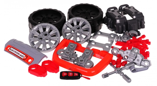 DIY Motor Master - zestaw dla małego mechanika pomarańczowy