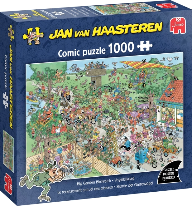 Puzzle JUMBO Jan van Haasteren Śledzenie ptaków 1000 elementów