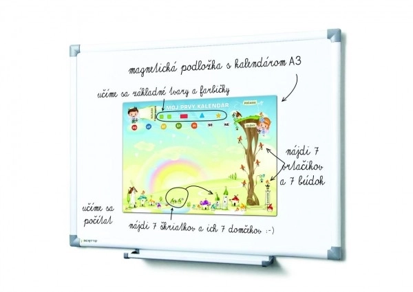 Magnetyczny kalendarz dla dzieci - Przedszkole