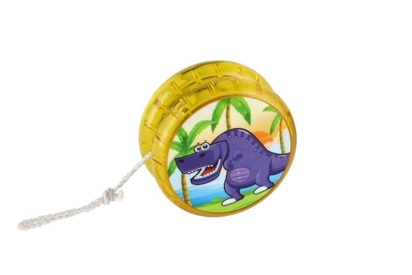 Jojo dinozaury świecące plastik 6cm na baterie mix rodzajów 12 sztuk w pudełku