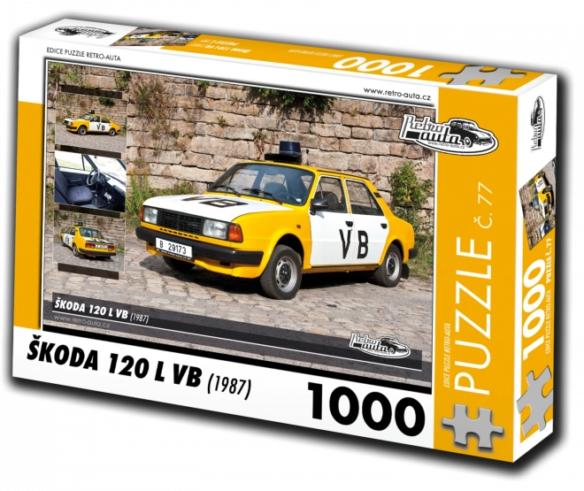 Retro puzzle Škoda 120 L VB (1987)