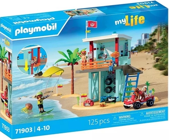 Zestaw figurek MY LIFE 71903 wieża ratownicza i plażowy buggy