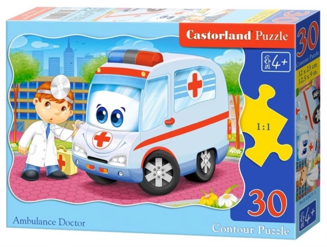 Puzzle Lekarz Ratownik z 30 elementami