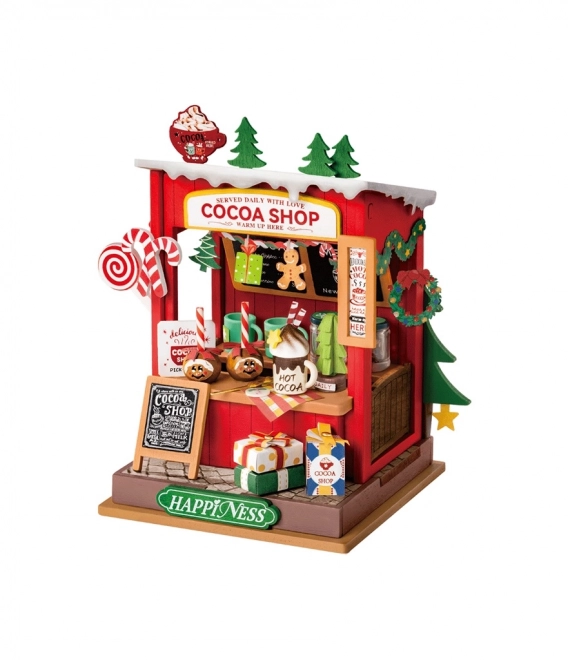 Miniaturowy domek - Stoisko z kawą