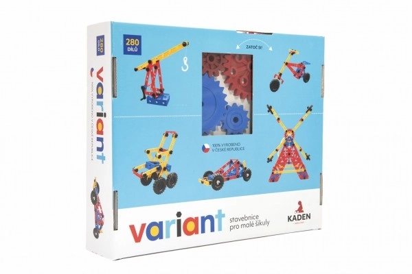 Klocki konstrukcyjne Variant plastik 280 szt. w pudełku 33x28x8 cm