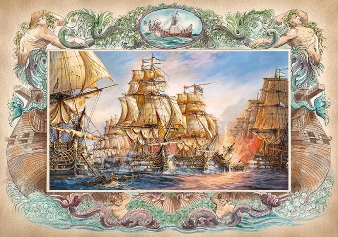 Puzzle Bitwa Morska 2000 Elementów CHERRY PAZZI