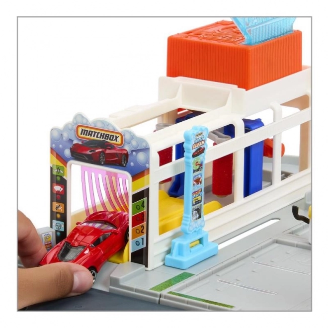 Zestaw Matchbox Real Adventures Myjnia samochodowa