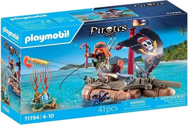 Playmobil Pirates Piracka tratwa ze Szpatnym