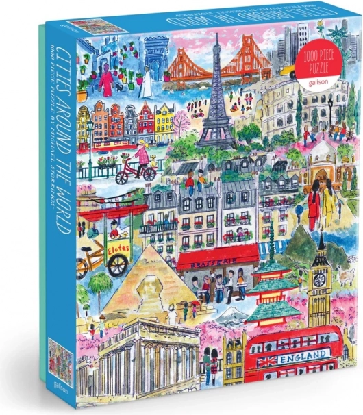Puzzle Miasta świata Michael Storrings 1000 elementów