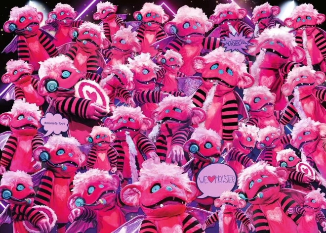 Puzzle Ravensburger Masked Singer z potworem 1000 kawałków