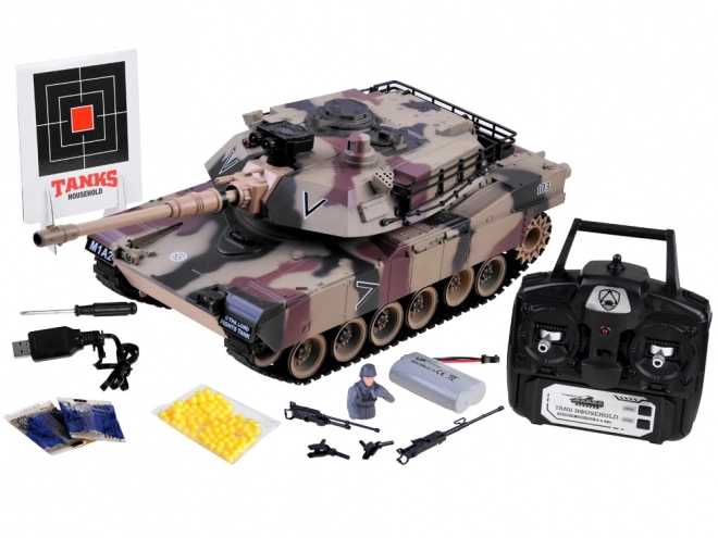 Duży zdalnie sterowany czołg US M1A2