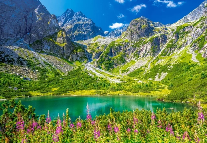 Puzzle 1000 sztuk Zielony Staw Tatry Słowacja