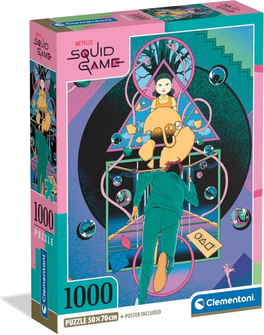 CLEMENTONI Puzzle Netflix: Gra w kalmary 2 (Gra w kałamarnicę 2) 1000 elementów