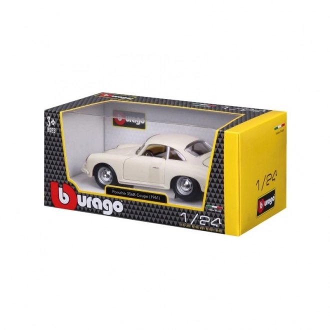 Bburago 1:24 Porsche 356B Coupe (1961) Kość słoniowa