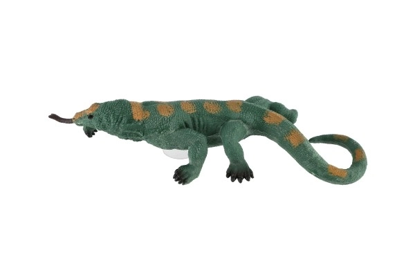 Zwierzątko jaszczurka z przyssawką guma 22cm