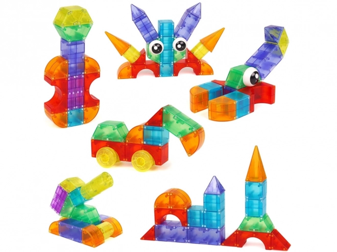 3D magnetyczne bloki Święcące magnetyczne bloki 64 sztuki ZA5240