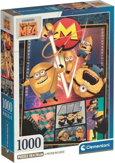 Puzzle Ja, wredny ja 4 – 1000 elementów CLEMENTONI