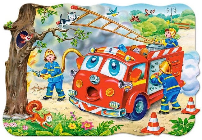 Puzzle 20 maxi Straż pożarna