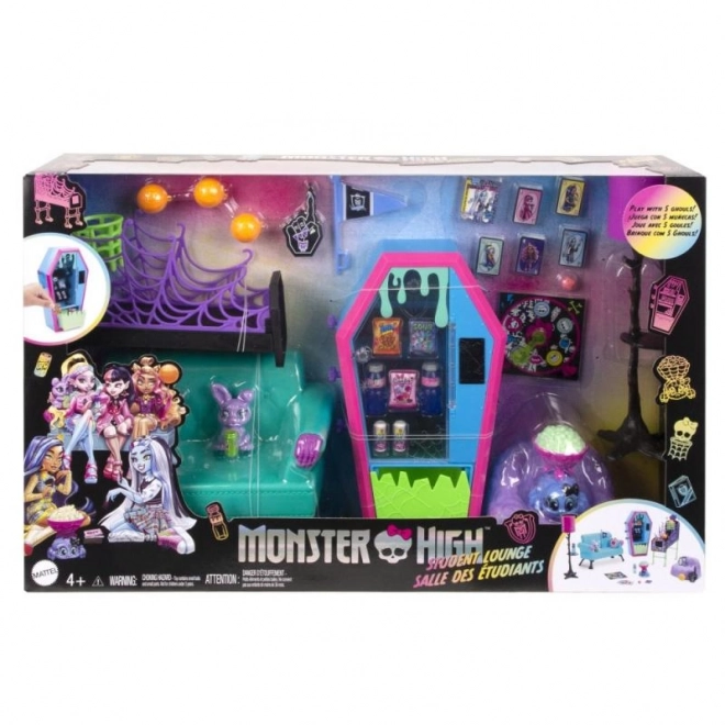 Zestaw uczniowskiego mebli do salonu Monster High